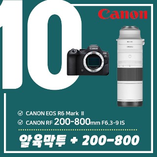 10. CANON R6 Mark II + CANON RF 200-800mm F6.3-9